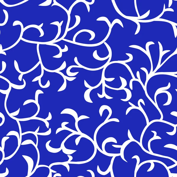 青のパターンのシームレスな抽象 — ストック写真