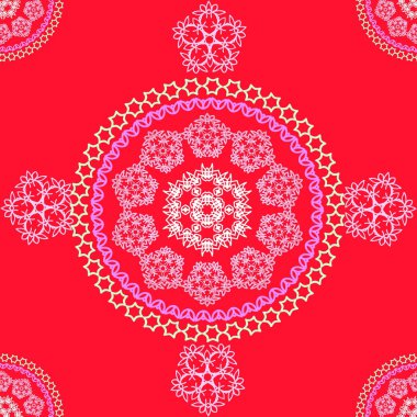 çiçek desenli sorunsuz soyut