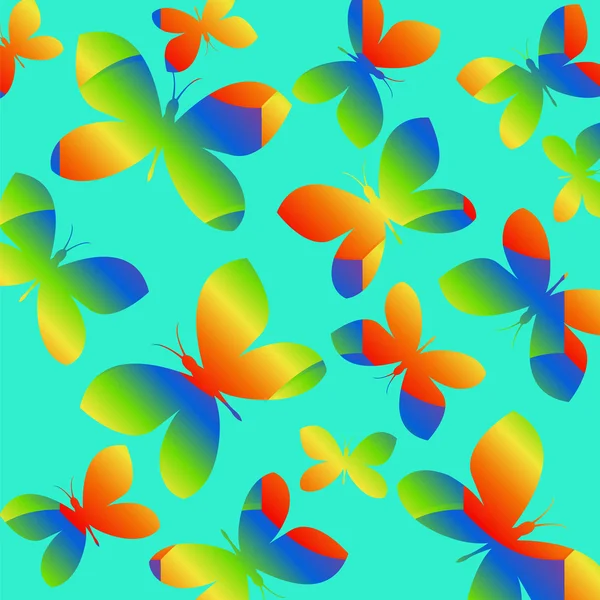 Butterfly Pattern - Illustration — Stock Vector