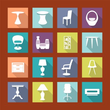 iç Icons set - illüstrasyon