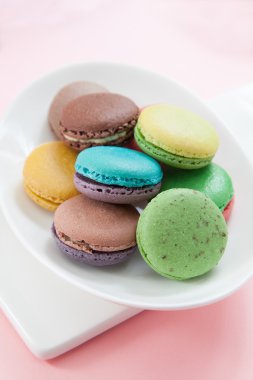 macarons tabak pembe tablo