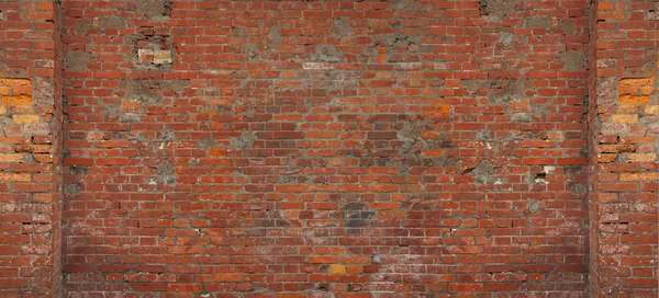Parede de tijolo vermelho velho chinês — Fotografia de Stock
