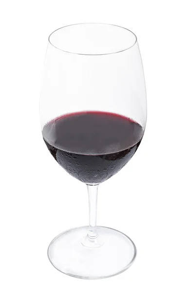 Ett glas vin isolerad med vit bakgrund Royaltyfria Stockfoton