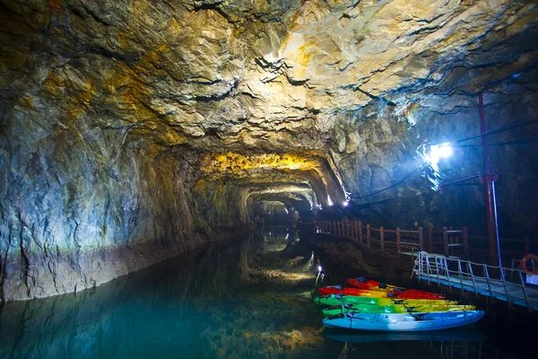 Under marken beihai tunnel, nangan, matsu, taiwan Stockfoto