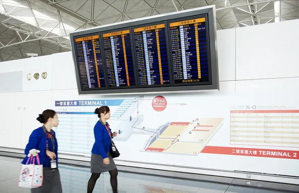 Hong Kong, 21 luglio 2011: orario d'imbarco dell'aeroporto di Hong Kong — Foto Stock