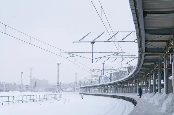 Hakodate City, Japón, 22 de diciembre de 2009: Hakodate Station si — Foto de Stock