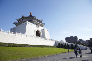 Taipei, Tayvan, Şubat, 12, 2012:chiang Kay-Şek anıt ha