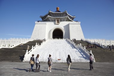 Taipei, Tayvan, Şubat, 12, 2012:chiang Kay-Şek anıt ha