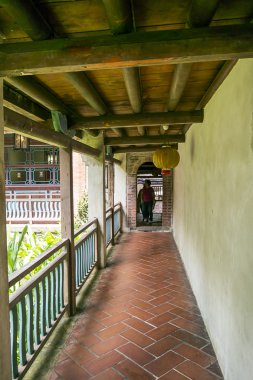 Ben-yuan lin aile Konağı ve görme görünümü, manastır ayrıntı görünümü Bahçe iç