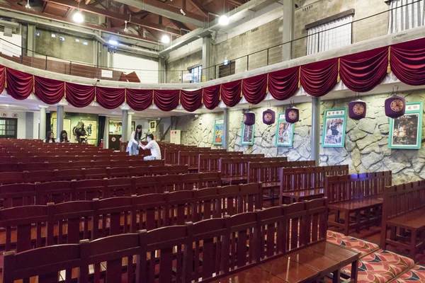 Thangbinh biograf, jiufen,, taipei, taiwan:, 7 maj, 2014, thangbinh biograf som var den största biografen i taiwan är en historisk byggnad i jiufen gatan area, — Stockfoto