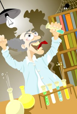 Mad Scientist clipart