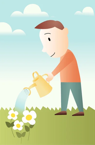 Gardening — Stock Vector