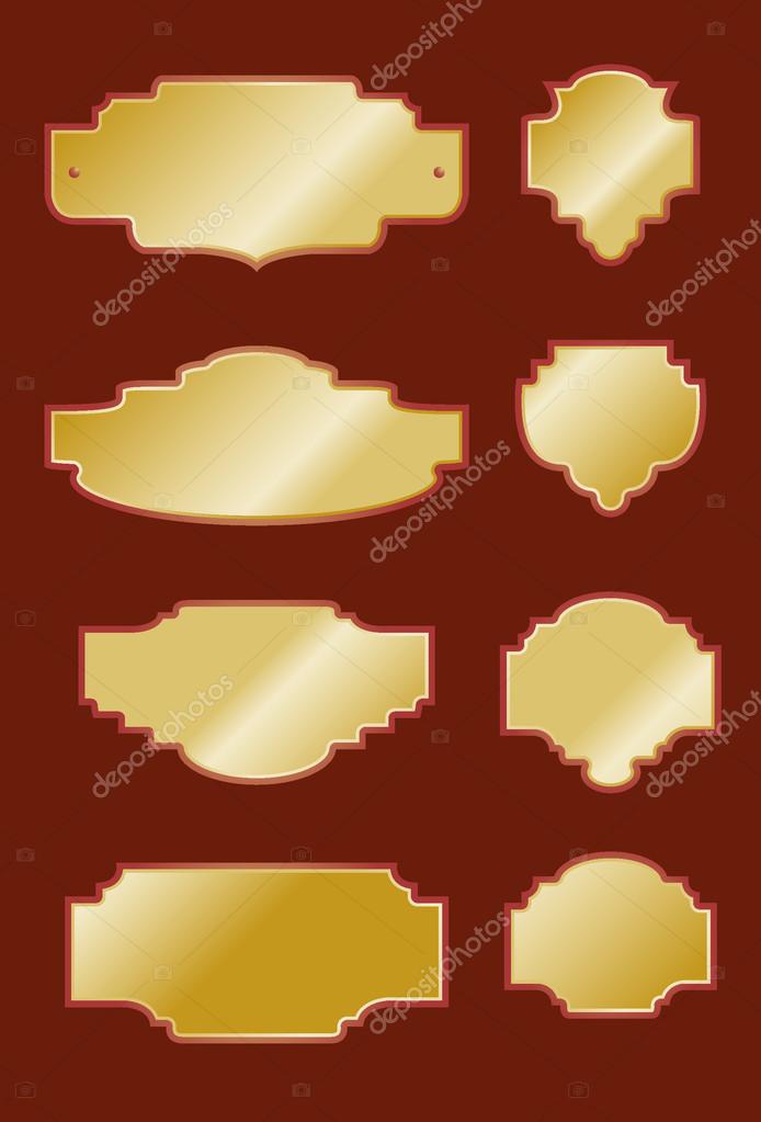 Decorative Plaques & Signs Stock Vector Image by ©sonofpromise 28209009