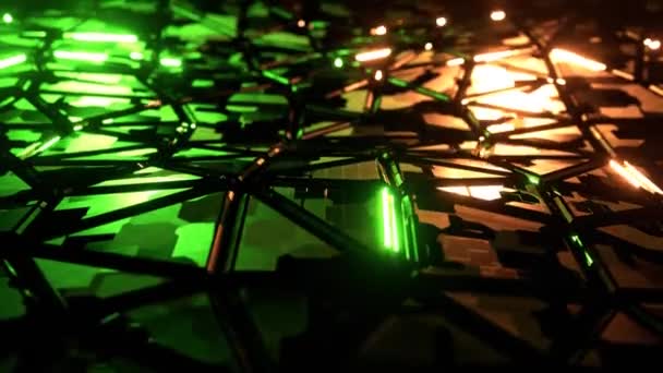 Стильная Абстрактная Анимация Зацикленный Фон Ярких Красок Loop — стоковое видео