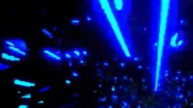 4K Soyut Teknoloji arka planında siber uzayda sim parçacık hareketi var. Fütürist dijital veri aktarım konsepti için tünel dokusu. Kusursuz döngü. 3d hazırlayıcı