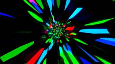 4K döngüsü 3 boyutlu animasyon. Soyut neon çizgileri uzayda hareket eder. Müzik videoları, gece kulüpleri, görsel ve işitsel gösteri, LED ekranlar ve projeksiyon haritalama için kusursuz VJ döngüsü