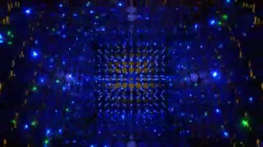 4K 3D animasyon. Soyut fütüristik geometrik şekiller arka plan. Güzel Rahatlatıcı Stylish Trippy Psychedelic Modern arka plan, ekran koruyucu. Xmas ve Yılbaşı Tatil Konseri