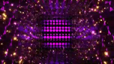 4K 3D animasyon. Soyut fütüristik geometrik şekiller arka plan. Güzel Rahatlatıcı Stylish Trippy Psychedelic Modern arka plan, ekran koruyucu. Xmas ve Yılbaşı Tatil Konseri