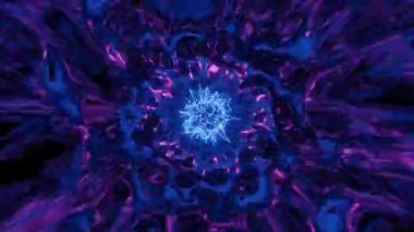 4K 3D animasyon. Stil Soyut Animasyon. Çılgın Trippy Psychedelic VJ döngüsü. Renkli bir animasyon. Stil Soyut Animasyon Ses GörüntüleyiciName