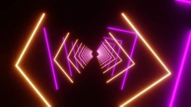 4K 3D animasyon. Stil Soyut Animasyon. Çılgın Trippy Psychedelic VJ döngüsü