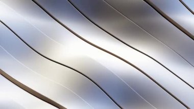 4K Bilim-Kurgu Ortamı. Birçok dalga çizgisi olan modern yüzey, soyut fütüristik arka plan oluşturan bilgisayar. Moda Canlandırması Çılgınca Gezgin Psikedelik VJ Döngüsü