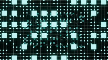 Üç boyutlu görüntüleme. Siber uzay soyutlaması. Fütürist Teknoloji Dijital Soyutlaması. Teknolojik ve bağlantı hareketi geçmişi. Basit parlak arkaplan, bilim kurgu yapısı