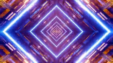 4K 3D Animasyon Soyut Döngüleme Canlandırmalı Arkaplan. Hareket Grafikleri Deseni. VJ tarzı. Akan süs görüntüleri. Soyut mandala, kutsal geometri. Psikedelik madde trans gezisi