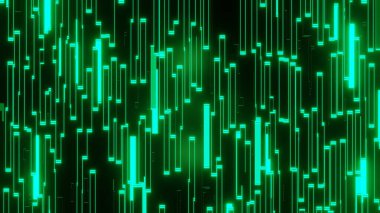 3D görüntüleme. Geometrik şekilli soyut arkaplan, modern grafik tasarımı. Dijital füzyon