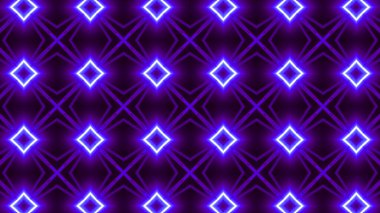 3d Renklendirme Soyut renkli fütüristik arkaplan parlak neon rengi. Dijital gelecek, fantezi. Geometrik tasarım, Mozaik kaleydoskop, geometrik desen. Işık efektleri. Simetri ve yansıma