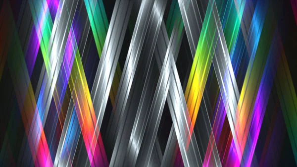 Rendering Abstract Colorful Light Pattern Gradient Background Black Dark Modern — 스톡 사진