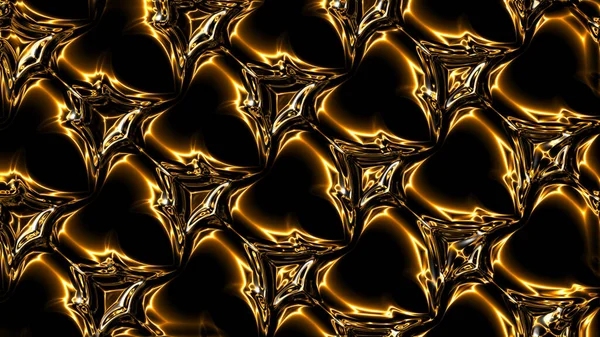 3d Rendering. Abstract gold and black light pattern with the gradient. Background black dark modern. Luxurious bright gold lines with metallic effect