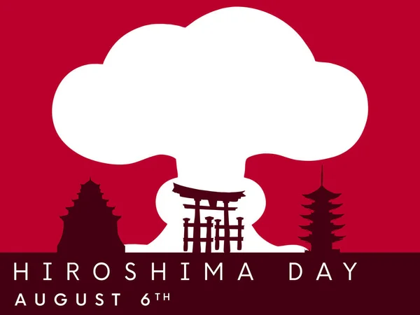Hiroshima Day August 6th Bomb Blast Poster