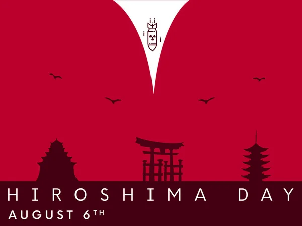 Hiroshima Day August 6th Drop Nuclear Bomb