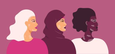 Vitiligo konsept vektörü. Dünya Vitiligo Günü illüstrasyonu. Deri hastalığı ve dermatolojik problemler. Sedef hastalığı, deri iltihabı, kızarıklık görüldü..