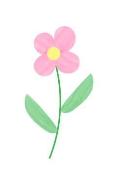 Botanik, gelincik çiçeği suluboya vektör yazdırır. Minimalist soyut bitki dalı