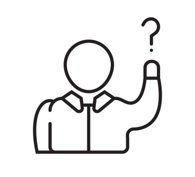 Bilgi satırı simgesi vektörü. Bilgi ve yardım masası. Rehber, Reading Guide, 24 saat yardımcı, teknik destek sohbeti. Danışma Merkezi, asistan, danışman işleri. Büyük soru işareti