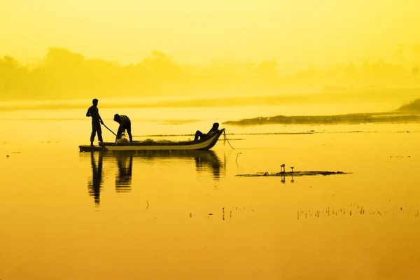 Рыбак Индии — стоковое фото