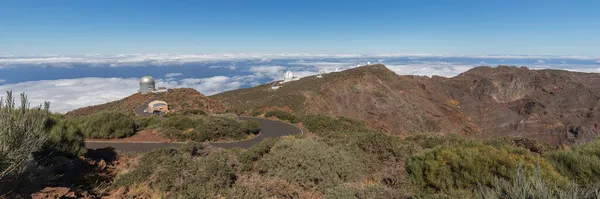 Palma Kanariefåglar Spanien November 2021 Stora Teleskop Högsta Toppen Palma — Stockfoto