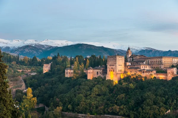 Boa noite Alhambra — Fotografia de Stock
