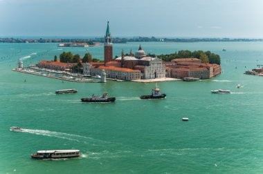 san giorgio maggiore Kilisesi ve grand canal, venice, İtalya.