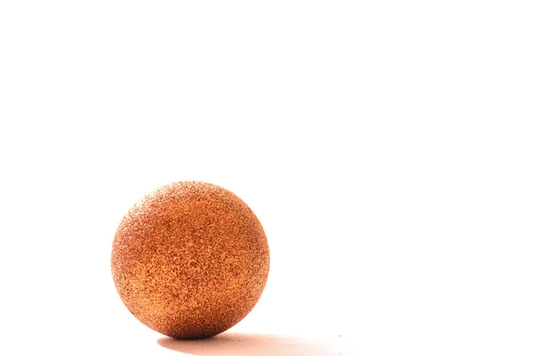 ゴールドのクリスマス ボール. — ストック写真