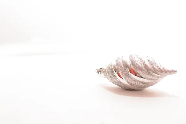 Gümüş Noel top. — Stok fotoğraf