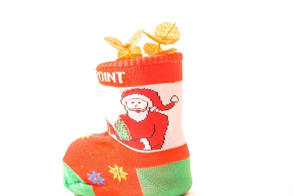 Santa clause shoes — Stock Photo, Image