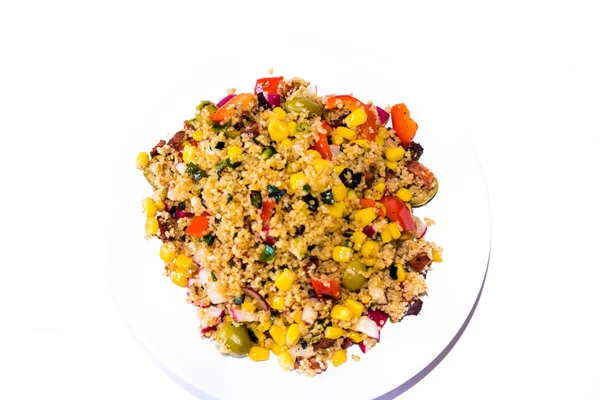 Vegetable cous cous meal. — Stock Photo, Image