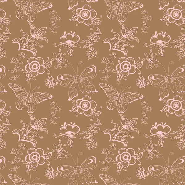 Hermoso fondo floral — Vector de stock