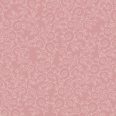 güzel, pembe sorunsuz doodle süsleme