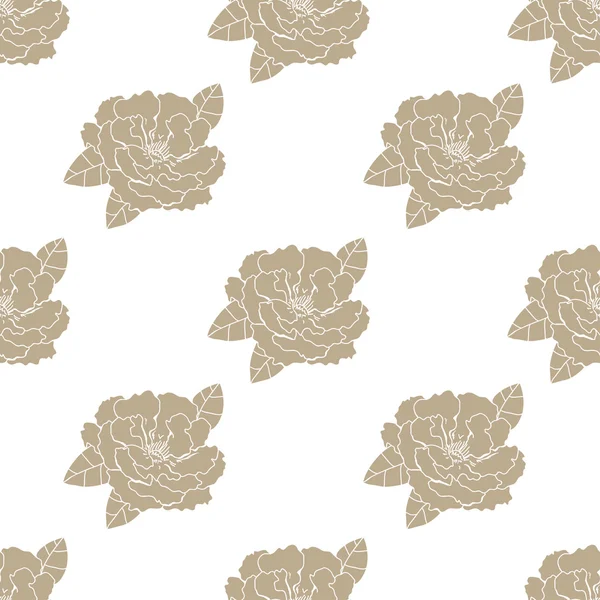Abstracte elegante naadloze patroon met florale achtergrond. naadloze patroon kan worden gebruikt voor behang, opvulpatronen, web pagina-achtergronden, oppervlakte texturen. prachtige naadloze floral achtergrond. EPS 10 — Stockvector