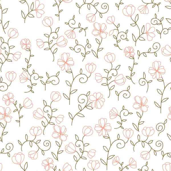 Abstract Elegance Seamless pattern with floral background. Seamless pattern can be used for wallpaper, pattern fills, web page backgrounds, surface textures. Gorgeous seamless floral background Eps 10 — Stock Vector