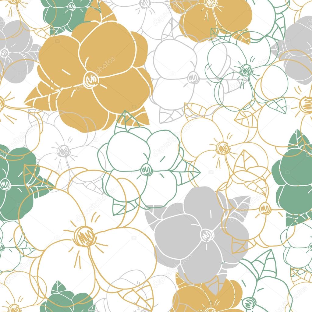 Abstract Elegance Seamless pattern with floral background. Seamless pattern can be used for wallpaper, pattern fills, web page backgrounds, surface textures. Gorgeous seamless floral background Eps 10