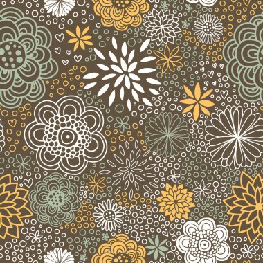 Kusursuz çiçek deseni